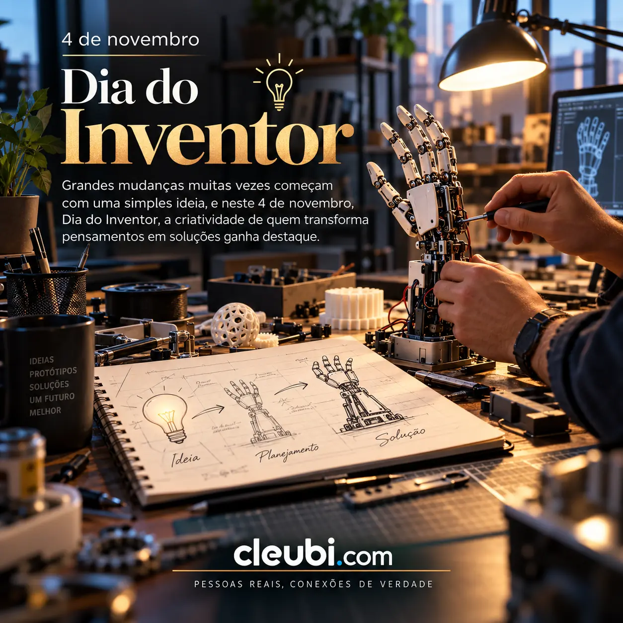 Imagens de 4 de Novembro, Dia do Inventor